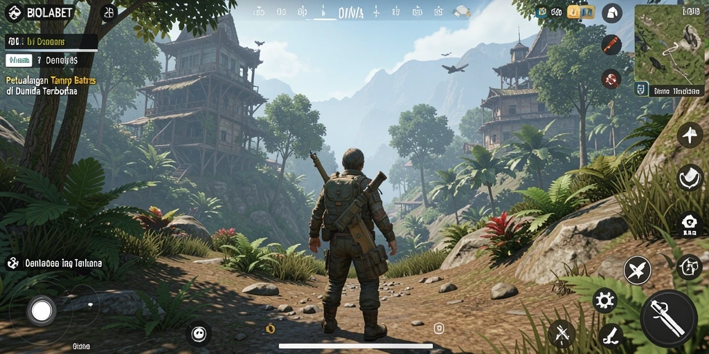 Screenshot gameplay Open World BIOLABET yang menampilkan petualangan seru.