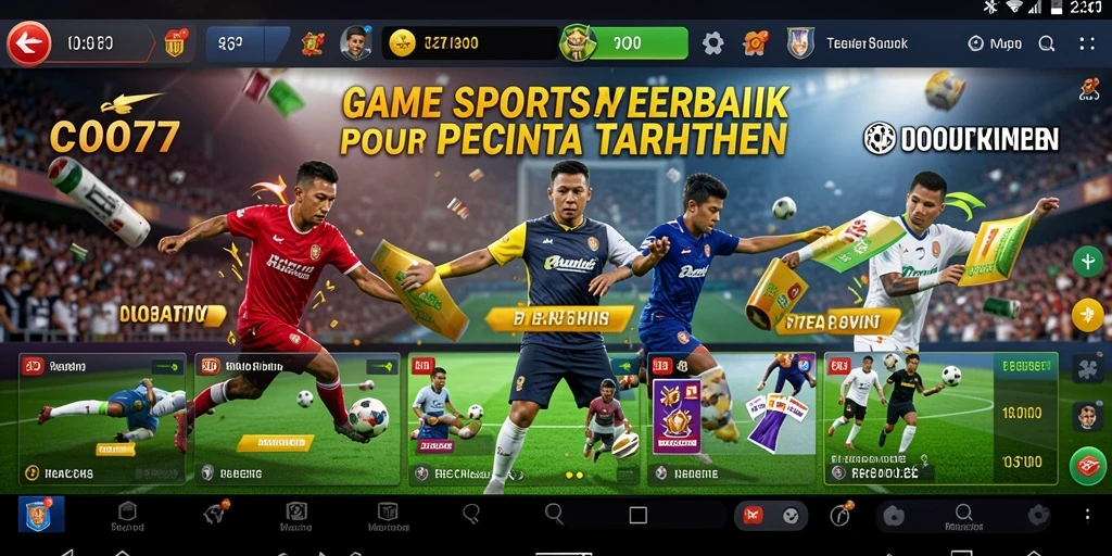 Tampilan gameplay C0077 yang menarik untuk taruhan olahraga.