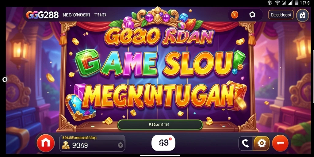 Gameplay GG288 dengan grafis slot yang memukau dan animasi menarik.