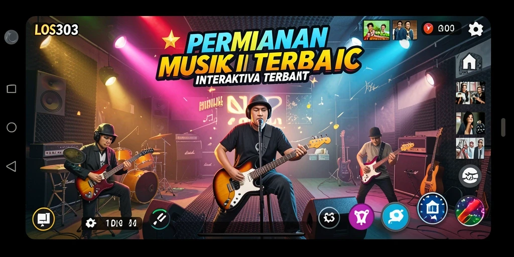 Tampilan gameplay LOS303 yang penuh warna dan interaktif.