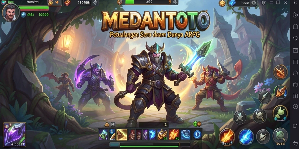 Tampilan gameplay <strong>MEDANTOTO</strong> yang penuh aksi dan strategi di dunia ARPG.