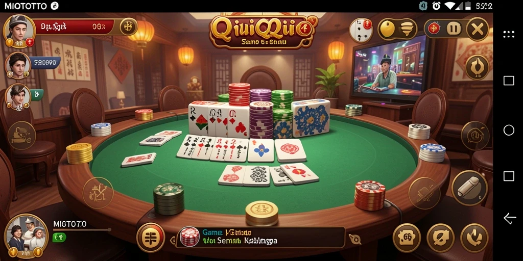 Screenshot MIOTOTO menampilkan gameplay QiuQiu yang seru.
