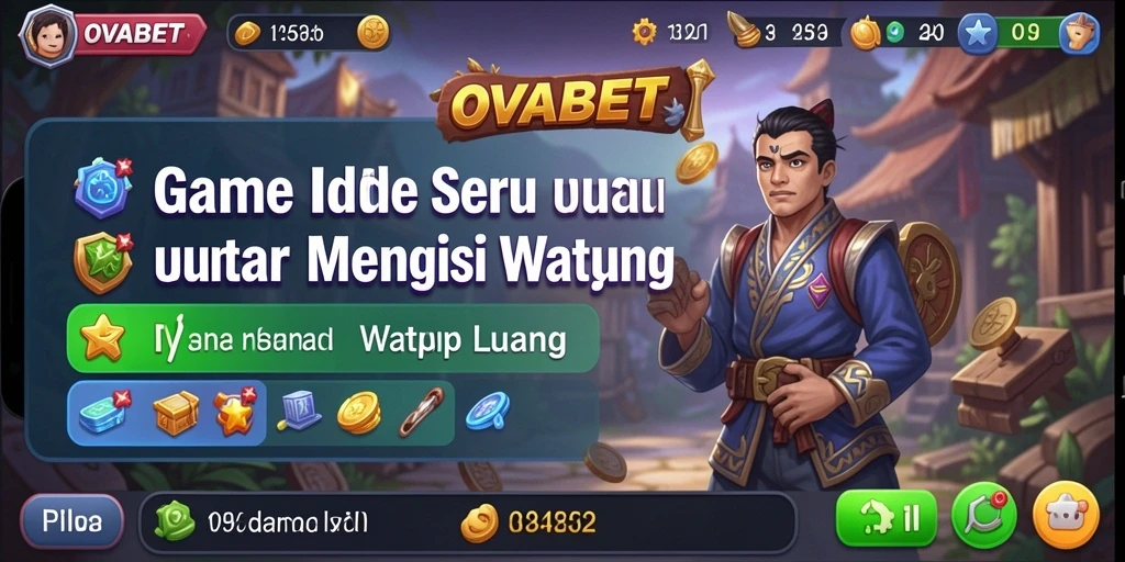 Tampilan gameplay OVABET yang menarik dengan alur permainan Idle yang seru.