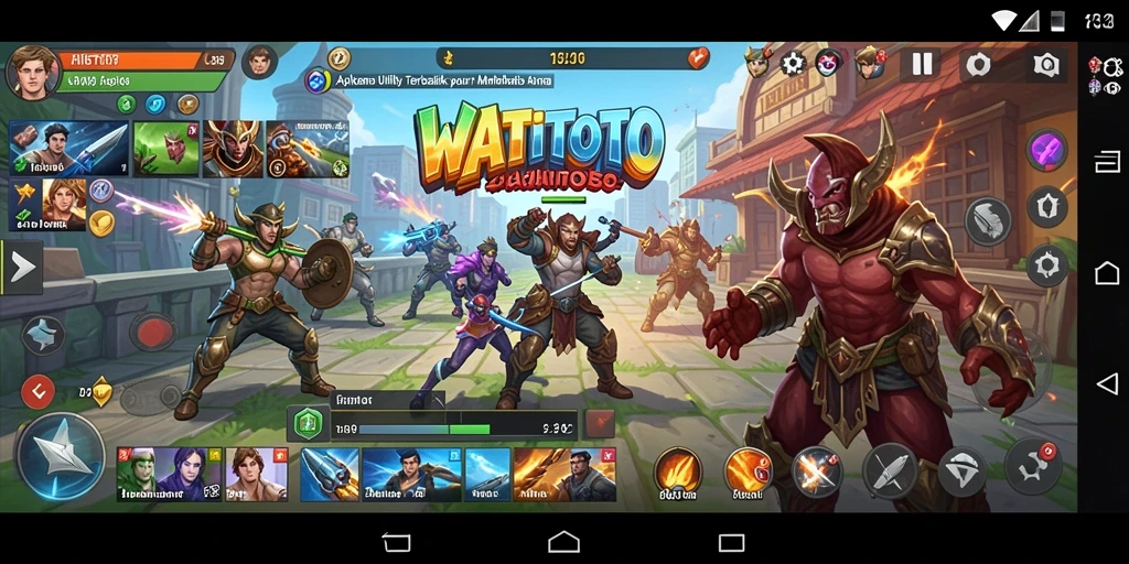 Screenshot utama WATITOTO menampilkan antarmuka aplikasi Utility yang sederhana.