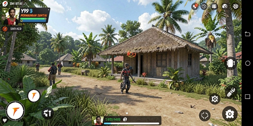 Screenshot Y89 menampilkan gameplay santai yang menakjubkan.